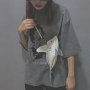 韓國熱賣個性鯊魚包小包包女搞怪時尚單肩斜背包