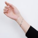 【925純銀幸運四葉草】【鑲嵌鋯鉆】文藝森系OL氣質S925純銀幸運四葉草手鍊鑲嵌鋯鉆時尚氣質女手鍊