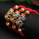 【時來運轉】【感溫變色風車貔貅】【編織紅繩】設計師款感溫變色風車貔貅手鍊開運風車男女招財手鍊