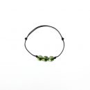 【天然滿天星綠幽靈】【清新夏日感】天然滿天星綠幽靈編織手鍊森系氣質百搭女水晶手鍊