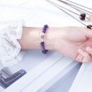 【夢想成真變瘦變美】【天然夢幻紫水晶】【925純銀配飾】設計師款追夢少女天然紫水晶草莓晶純銀翅膀女水晶手鍊