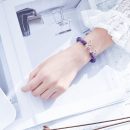 【夢想成真變瘦變美】【天然夢幻紫水晶】【925純銀配飾】設計師款追夢少女天然紫水晶草莓晶純銀翅膀女水晶手鍊