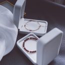 【收藏級酒紅石榴石】【雙條套鍊】【14K包金】高級氣質天然酒紅石榴石14K包金雙層手鍊手鐲女水晶手鍊套組