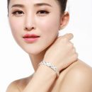 【滿天星手鐲】【999千足銀】【可推拉】吉祥如意富貴999千足銀滿天星手環女時尚可推拉調節銀手鐲