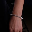 日式原宿風格小眾設計冷淡風個性嘻哈拼接珍珠男女手鍊