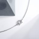 【925純銀鑲嵌鋯鉆皇冠】輕奢氣質S925純銀手鍊鑲嵌鋯鉆皇冠簡約森系百搭女手鍊