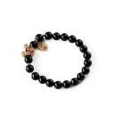 設計師款天然紅瑪瑙手鍊搭配福氣招財鼠轉運珠手串鍍14K金水晶手鍊