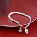 【財源滾滾平安好運】【招財貓掛件】【925純銀】設計師款招財納福925純銀招財貓納福配飾女招財手鍊