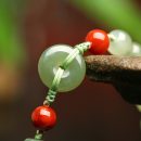 【7A級和田玉手鍊】天然名貴新疆鴨蛋青和田玉6mm原創溫婉氣質女款和田玉手鍊搭配平安扣玉珠手鍊手串