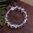 【梵天透體】【阿賽斯特萊高頻七彩白水晶】天然阿賽斯特萊梵天透體高頻七彩彩虹白水晶男女七彩脈輪水晶手鍊