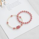 【雙層草莓晶套鍊】【招財貔貅】6A級天然草莓晶貔貅手鍊6mm原創女款甜美草莓晶雙層手鐲套鍊