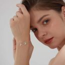 原創設計星球幻境閃鑽流星琉璃鑲嵌鋯鉆時尚女手鍊