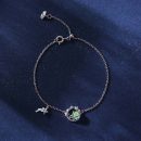 原創設計星球幻境閃鑽流星琉璃鑲嵌鋯鉆時尚女手鍊