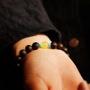 【黑油格老料沉香】【蜜蠟925銀配飾】天然沉水老料越南沉香手串搭配925老銀本命年鼠蜜蠟男女佛珠手串手鍊