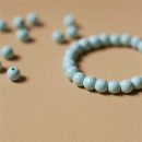 設計師款天然水晶南紅蜜蠟青金石綠松石素珠手工手串女款時尚線戒戒指