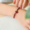 【天然7A收藏級石榴石】【帝王紫金硃砂】【五福牛】名貴天然收藏級石榴石硃砂福氣牛手鍊女開運辟邪硃砂手鍊