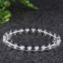 【6A收藏級純淨體白水晶】高級氣質天然冰透純淨體收藏級白水晶素珠手串男女百搭白水晶手鍊