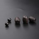 【天然沉水紫光檀木】【雕刻祥雲】天然沉水級紫光檀桶珠雕刻祥雲黑檀木佛珠手串