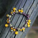 【天然瑪瑙玉髓】【手工編製】原創設計優雅古風天然瑪瑙玉髓編製手鍊男女吉祥開運水晶手鍊