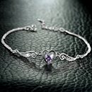 【天使之翼】【925純銀】【鑲嵌鋯鉆】設計師款高級氣質925純銀鑲鑽女天使之翼百搭時尚手鍊