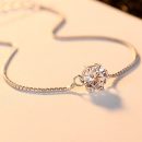 【S925純銀】【AAA級鋯鉆】韓國設計師款PAG&MAG925純銀單鑽AAA級鋯石手鍊時尚OL氣質百搭女手鍊