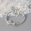 【斯里蘭卡月光石】【925純銀】【六芒星】設計師款6A級斯里蘭卡天然月光石拉長石純銀六芒星女水晶手鍊