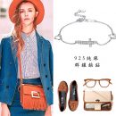 【愛心十字】【925純銀】【群鑲鋯鉆】設計師款高級氣質浪漫鏤空愛心十字925純銀鑲鑽女百搭時尚手鍊