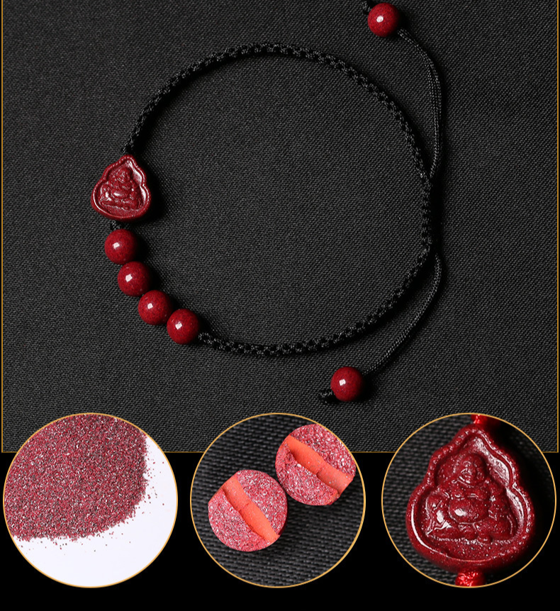 【男戴觀音女戴佛】【天然帝王紫金硃砂】收藏級天然原礦紫金硃砂觀音彌勒佛男女平安開運硃砂手鍊 【男戴觀音女戴佛】【天然帝王紫金硃砂】收藏級天然原礦紫金硃砂觀音彌勒佛男女平安開運硃砂手鍊