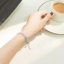 【高級晚宴風】【電鍍18K金】設計師款高級氣質韓版水晶手鍊女百搭時尚晚宴手鍊