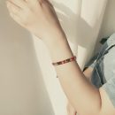 【回憶的夏天】【波西米亞風格彩虹水晶】清爽夏季風格波西米亞彩色水晶組合手鍊女時尚百搭水晶手鍊