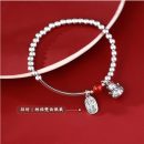 【財源滾滾平安好運】【招財貓掛件】【925純銀】設計師款招財納福925純銀招財貓納福配飾女招財手鍊